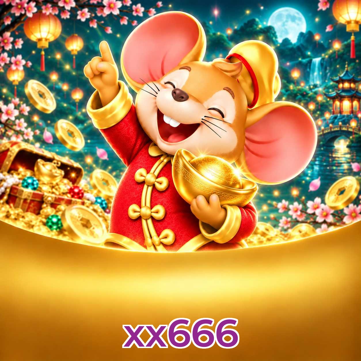 Catálogo de slots da xx666 com RTP médio de 96,52%
